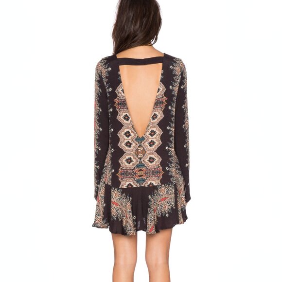 Free People Smooth Talker Tunic, Color: Black, sz Medium - Picture 2 of 10